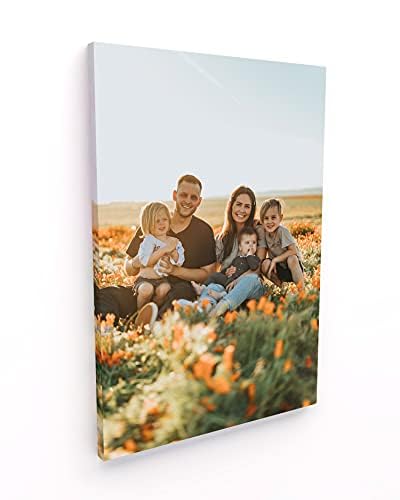 Imprimez Votre Propre Portrait Photo Personnalisez sur Toile - 20 Tailles Disponibles - 21x30 cm - Cadre en Bois