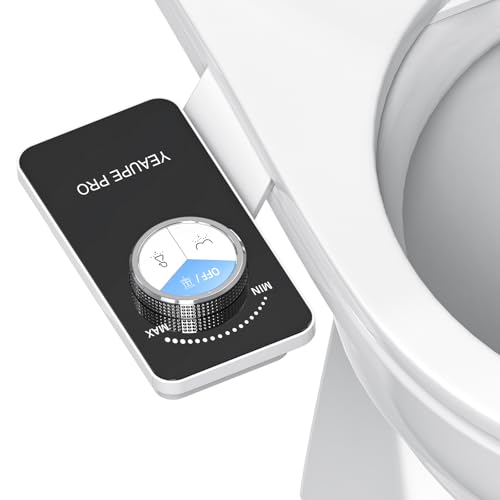 YEAUPE PRO Toilette japonaise, Bidet Toilette WC Pulvérisateur Bidet non électrique avec double buses rétractables autonettoyantes, Bidet Portable pour WC