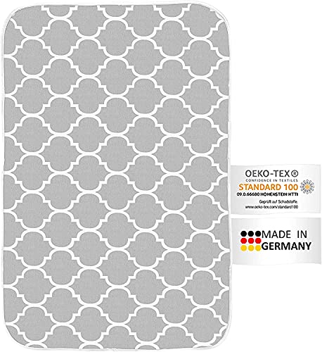 arteneur® - Couverture à Repasser pour Table et Fer à Vapeur Fabriqué en Allemagne | Tapis de Repassage résistant à la Chaleur & réfléchissant la Chaleur (100 x 65 cm).