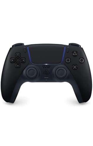 Sony, Manette PlayStation 5 officielle DualSense, Sans fil, Batterie rechargeable, Bluetooth, Compatible avec PS5, Couleur : Midnight Black