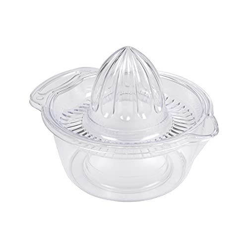 Homéa, Presse Agrumes Emboitable Plastique 16 x H11 cm Transparent