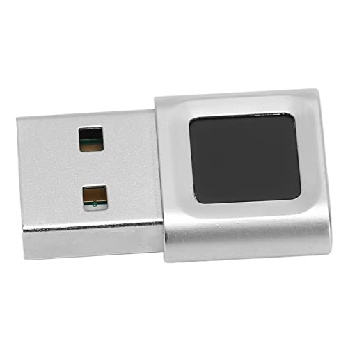 KIMISS Scanner de Lecteur D'empreintes Digitales USB Arcanite pour PC Windows 11 en Alliage de Zinc 360 Degrés Tactile Correspondance Rapide Haute sensibilité Hello Win Ordinateur