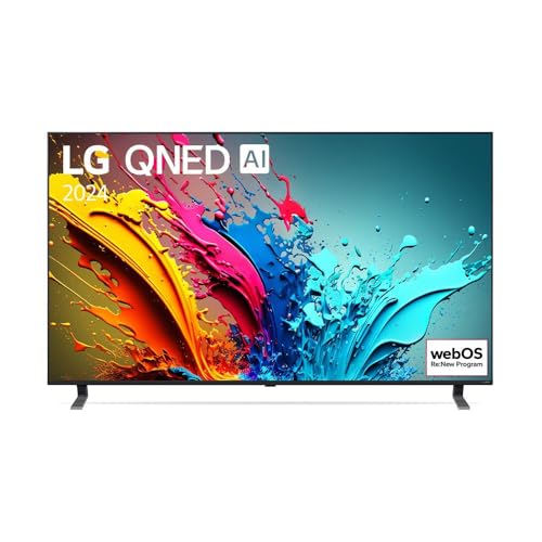 LG TV QNED 2024 | 65QNED85T | 65'' (164 cm) | QNED | Processeur α8 AI 4K | Alexa