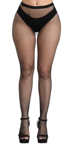 JIUYEHUA Collant Femme, Collants Résille Femme, Bas Résille Femme (Taille Haute, Extensibles, Sexy)