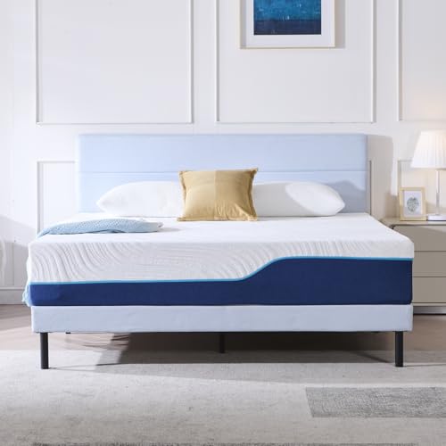 Hiimgo Matelas 140x190 Orthopédique Antibactérienne et Soutien Parfait 7 Zone Hauteur 20 cm Haute Densité éponges Réversible Mémoire de Forme Matelas(140x190x20)