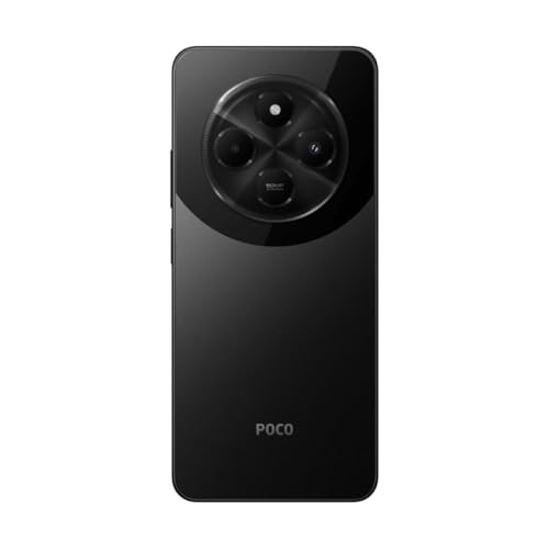 Xiaomi poco c75-6 + 128gb Smartphone 6,88 Pouces 120Hz HD + écran medialek Helio g81 Triple caméra 50mp + 2mp，5000mah，Noir
