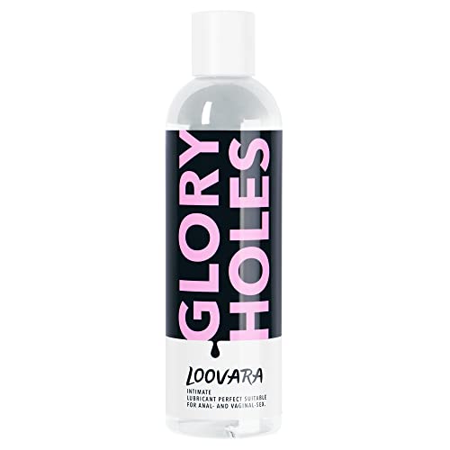 Loovara Lubrifiant Anal intime sexuel 250ml -GLORY HOLES- pour rapports anaux, médicinal, à base d'eau, avec panthénol, végétalien, naturel, compatible avec les préservatifs, convient aux sex-toys