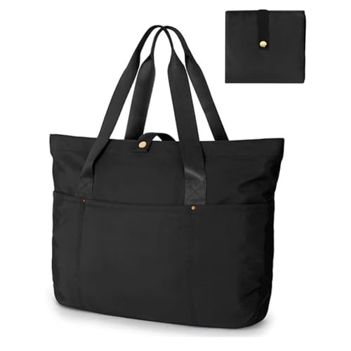 Aucuu Sac a Main Femme Cabas, Sac Fourre-tout Pliable, Sacs Ordinateur, Sacs Fourre-tout Pliable et Léger pour Femme pour Voyage, Gym, Travail, école