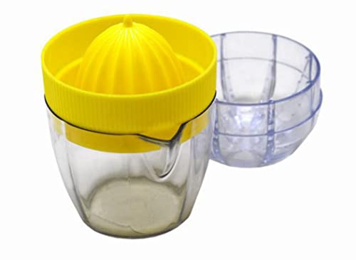 Vin Bouquet FIK 200 Presse-Agrumes, Jaune et Transparent, 8 x 10.4 x 5 cm