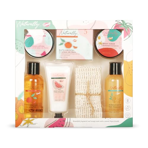 GLOSS! | Coffret Beauté Femme | Coffret Cadeau Femme | Produits de Bain | Parfum Vanille et Tilleul | Panier de Beauté, Soin et Bien-être |Cadeau Original pour Femme, Anniversaire| Cadeaux Noël