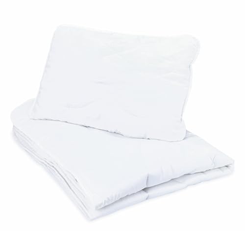 Totsy Baby Couette et Oreiller bébé 100x135 cm - Ensemble de literie Enfant avec Couette Microfibre et Coussin 40x60 cm Idéal pour lit Bebe et Enfant Doux et Respirant