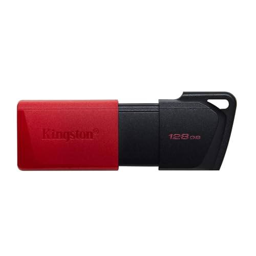 Kingston DataTraveler Exodia M Clé USB 3.2 Gen 1 DTXM/128GB - avec capuchon mobile (Noir + Rouge)