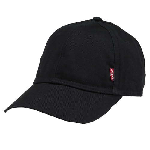 Levi's Homme Classic Twill Red Tab casquette de Baseball, Schwarz (Black), Taille unique EU
