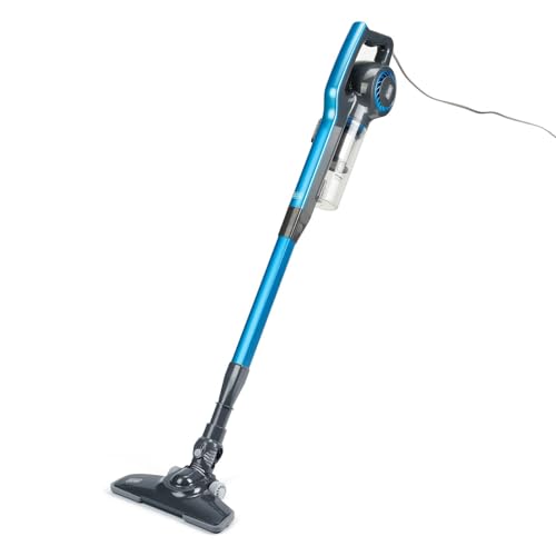BLACK+DECKER - Aspirateur Balai avec Fil sans Sac 2 en 1 BXVMS600E, 600 W, Cable de 6 m, Puissant et léger, système cyclonique, Filtre HEPA