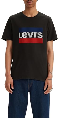 Levi's Sportswear Logo Graphic T-Shirt Homme, Sportswear Beautiful Black+, L