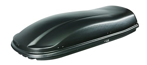 Farad Coffre de Toit Marlin 480L Noir - Double Ouverture Latérale, Homologation TÜV-GS, Garantie 5 Ans - Serrures centralisées sur 3 Points avec clés de sécurité - Résistant aux Rayons UV