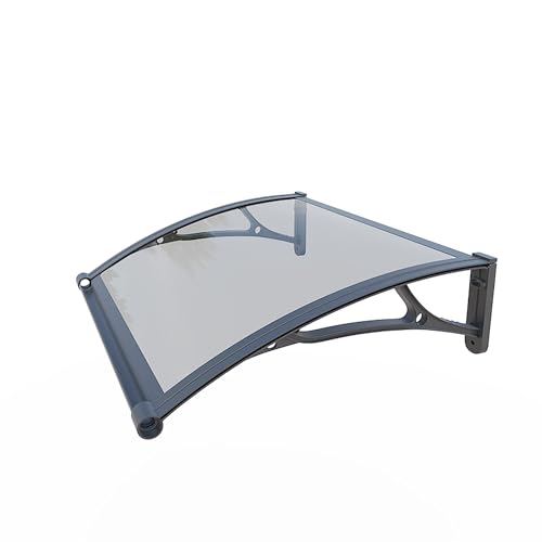 WERKA PRO Marquise Aluminium et Polycarbonate 80 x 150 cm