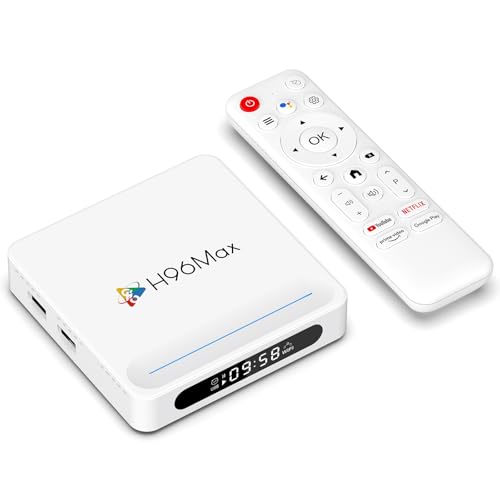 Android 14.0 TV Box 2025, LEFFOT H618 Plus 8K UHD Smart TV Box with HDR10+, 2GB RAM + 16GB ROM, Boitier IPTV with 2.4G & 5G Dual-Band WiFi 6, BT 5.0, Voice Control, Allwinner H618 Quad Core A53