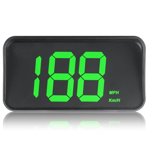 Speedomètre, compteur de vitesse GPS, affichage tête haute de voiture, avec GPS + Beidou, taux de rafraîchissement de 10 Hz (KM/H)