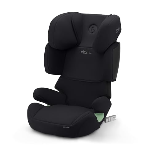 CBX by CYBEX Siège-Auto pour Enfants Solution X i-Fix, pour les voitures avec et sans ISOFIX, De 3 à 12 ans env. (100 - 150 cm), de 15 à 50 kg env., Pure Black