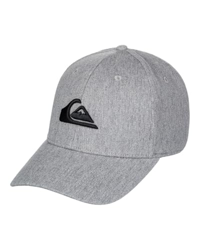 Quiksilver Homme Decades Casquette de baseball, LIGHT GREY HEATHER, Taille unique EU
