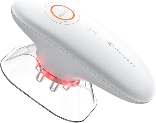 MYCARBON Masseur Anti Cellulite à Ventouse Électrique Palper-rouler Automatique Appareil Massage Infrarouge Minceur Aspiration Liposuccion Raffermissement pour Visage, Ventre, Cuisses, Bras, Jambes