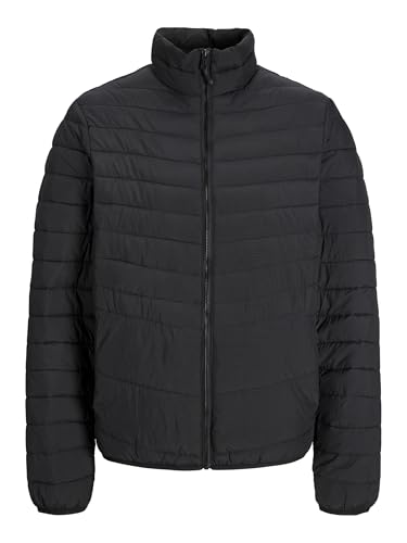 JACK & JONES Jjestate Collar Noos Encombrement Veste matelassée, Noir, M Homme
