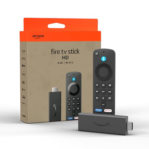 Amazon Fire TV Stick HD (Nouvelle génération) | TV gratuite et en direct, télécommande vocale Alexa, contrôle de la maison connectée, streaming HD