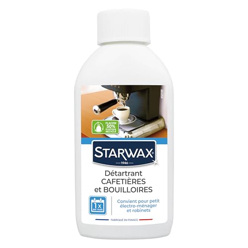 STARWAX Détartrant Cafetières et Bouilloires Convient pour petit electro-ménager et robinets 250ml, Voir Descriptif