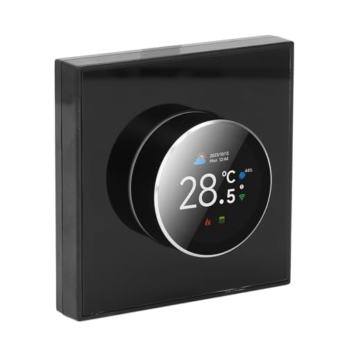 Thermostat Nest, Thermostat Intelligent pour la Maison – Thermostat WiFi Programmable – Neige, Thermomètre Bluetooth avec écran TFT 1,32 Pouces, Contrôle Via Téléphone Portable