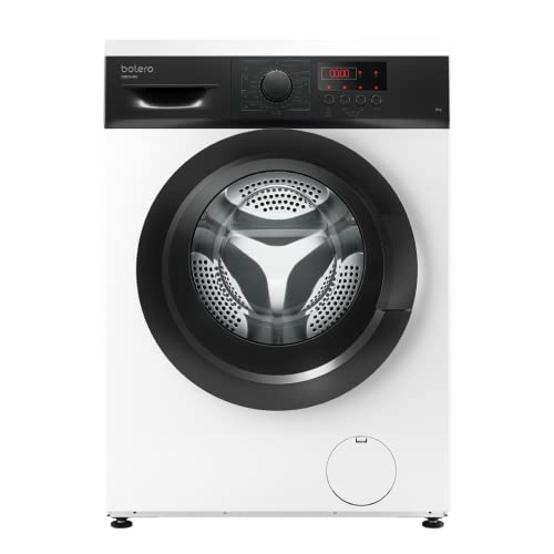 Cecotec Machine à laver 6 kg Charge avant Bolero DressCode 6000 Installation incluse. 1000 rpm, 2000 W, 8 programmes, éclaircissement Extra, DelayStart, Écran LED, blocage pour enfants