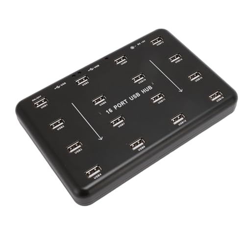 Duplicateur de clé USB, Graveur de Clonage, Hub USB 16 Ports, Copieur de clé USB 2.0, pour Carte SD TF, clé USB, Disque Dur (Prise UE)