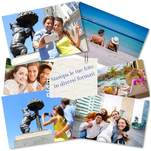 Impression de photos en ligne 100 photos Premium 10 x 15 cm Livraison rapide, Personnaliser et imprimer des photos depuis votre téléphone - 100 photos 10 x 15 sur papier photo brillant de haute