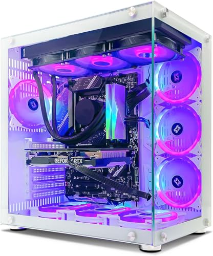 INFOMAX | PC Gamer, Ordinateur de Bureau, PC Gaming - PROCESSEUR Intel Core i5-12400F • NVIDIA RTX 4060 8 GO • RAM DDR4 16 GO RGB • SSD 1 to • WiFi • BOÎTIER ARGB 9 VENTILOS • Watercooling • FREEOS