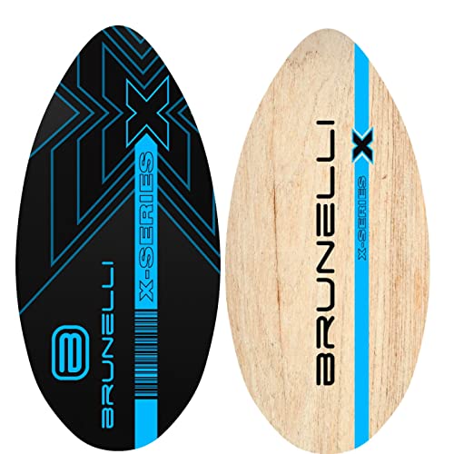 Brunelli Skimboard Planche de surf en bois 99 cm