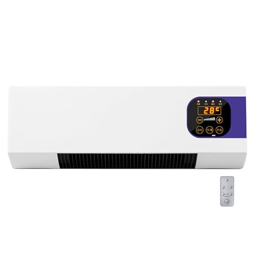 Climatisation Pour Les Chambres | Climatiseur Mural Avec Télécommande | Refroidissement Et Radiateur 2000w, Air Climatisation Pour Chambre, Bureau, Maison, Silencieux, Faible Consommation, Porta