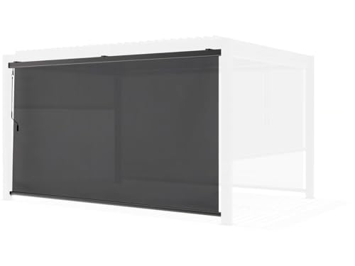 Habitat et Jardin Store de Pergola bioclimatique- 370 x 204 cm - Gris Anthracite