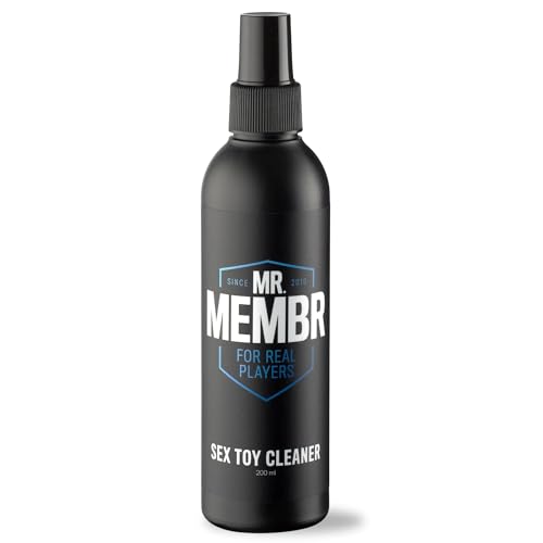 MR.MEMBR Nettoyant Sextoy 200 ml – Spray Hygiénique Vegan pour Sextoys – Nettoyant Sex Toýs Sans Parfum – Produit Sextoys Antibactérien Facile à Utiliser