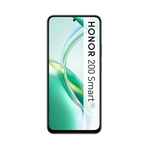 HONOR 200 Smart, Smartphone 5G, 4Go+256Go, Écran 6,8", Batterie 5200mAh, Appareil Photo 50MP, Double SIM, Android 14, Noir