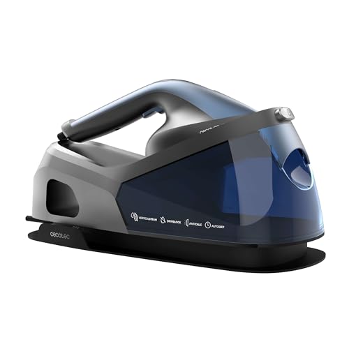Cecotec Centre de Repassage Vertical IronHero V-2400 Station. 2400W, Semelle Céramique Turbo Slide, Réservoir 1,2L, 3 Modes, Débit de vapeur 180 g/min, Coup de Vapeur 370 g/min, Anti-calcaire.