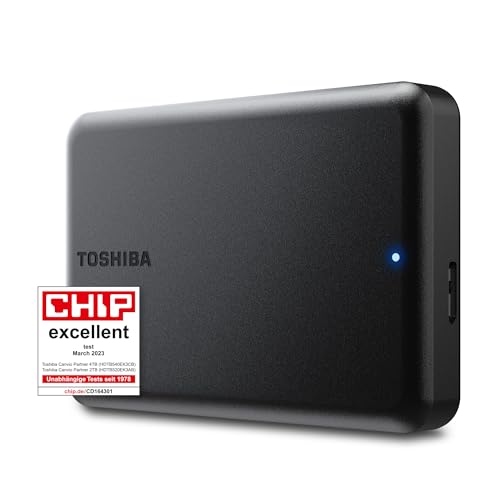 Toshiba Canvio Partner 4To Portable 2.5" HDD externe, USB 3.2 Gen 1, compatible Mac et Windows, USB Powered Disque dur mécanique