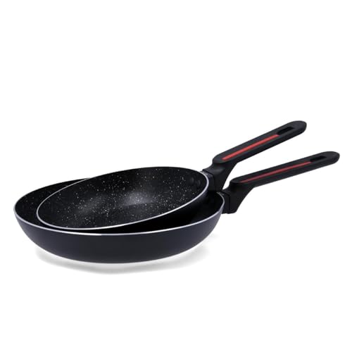 Quid Tentacion Set de 2 poêles en aluminium pressé 20-24 cm