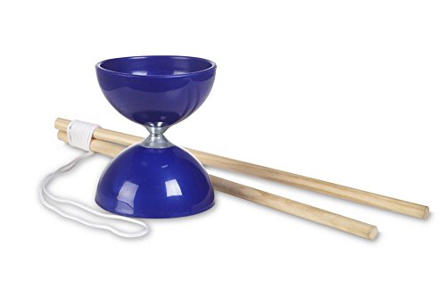 BS Toys- Diabolo GA305 Coordination D'Extérieur Compact-Convient À Partir De 6 Ans-Jeux De Fête d'anniversaire pour Enfants-Plateau De Jonglage Bleu, 43X11X18 cm