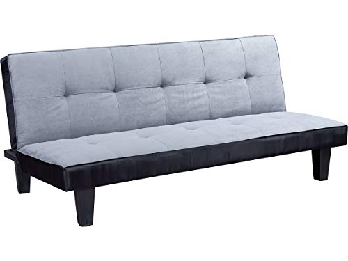 Habitat et Jardin CANAPÉ CLIC-CLAC John - 179 x 91 x 79 cm - 3 Places - Gris