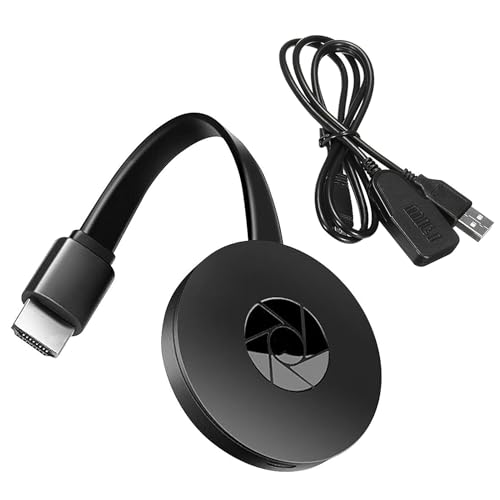 Adaptateur Dongle HDMI sans Fil, Récepteur d'Affichage WiFi 1080P, Compatible avec Miracast, Airplay, DLNA pour Android, iOS, Windows, Mac - Streaming TV, Moniteur, Projecteur - 2.4GHz