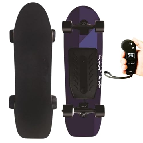 Skateboards électriques, longboard électrique, vitesse maximale 22 km/h, 170 W, 4 vitesses réglables, skateboards électriques pour adultes, débutants, enfants, adolescents, améliorés,StyleB