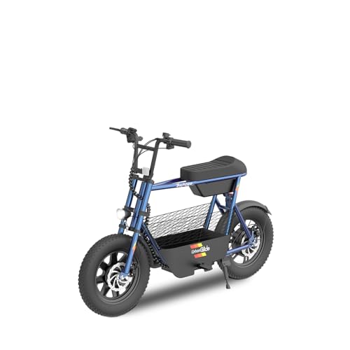 UrbanGlide Draisienne électrique Thunder 160 – 25 km/h, 30 km d'autonomie, Freins à Disque, 16'', Bleu Électrique