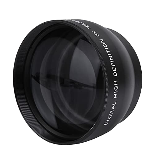 Objectif Appareil Photo Nbd,Téléobjectif 52Mm,52Mm Telephoto,Téléobjectif D'Appareil Photo 52Mm,Téléobjectif 52 Mm52 Mm 2X Mag,Objectif,52 Mm 2X Grossissement Hd Téléconvertisseur Téléobjectif Pour Ap