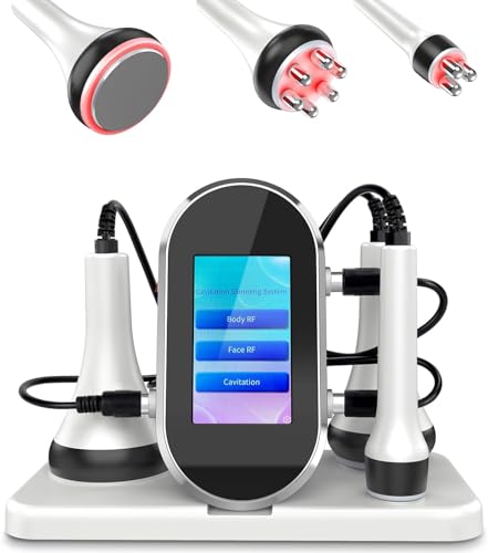 Cozion 40K Corps Amincissant Machine, 3 en 1 Lipocavitation Radiofrequence Appareil Multipolaire Radiofréquence Visage Corp Appareil Anti Cellulite pour l'abdomen Fesses et les Cuisses
