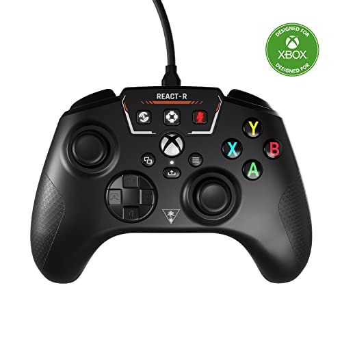 Turtle Beach REACT-R Controller Noir - Xbox Series X|S, Xbox One and PC